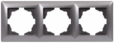 Рамка тройна сива Visage - GUNSAN