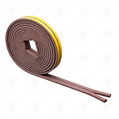 Уплътнител D-профил 6мм 6м бял BONDIT