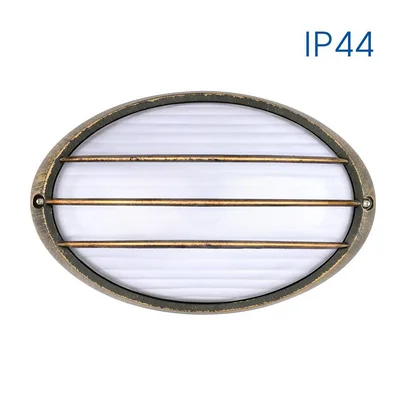 Фасаден аплик Petra-2 60 W антично злато VIVALUX