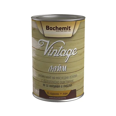 Маслено-алкиден импрегнант Bochemit Vintage 1 л, цвят лайм