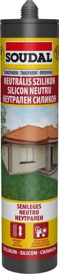 Неутрален прозрачен силикон 280 мл SOUDAL