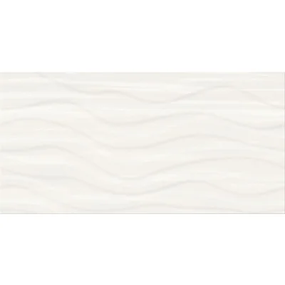 Гранитогрес 30x60 см White Satin Wave Structure Soft Romatic CERSANIT