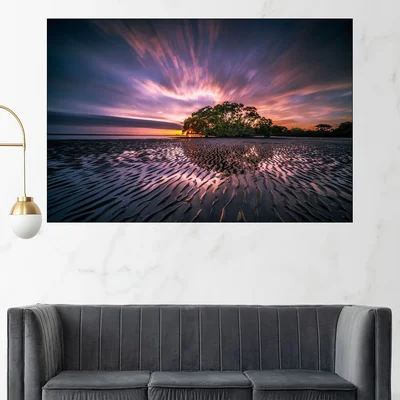 Изгрев над дюните - картина пано за стена