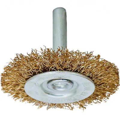 Плоска четка за бормашина месинг ø 75 мм (3") Raider