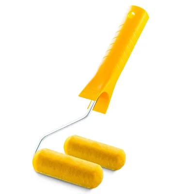 Валяк с дръжка 10 см Ф35 мм 2 броя Mini Moltoflok Hardy