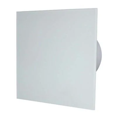 Вентилатор за баня MM-P 100/169, квадрат, с клапа 06, бял гланц