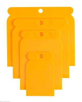 "Японски" пластмасови шпатули к-кт 4 броя HARDY