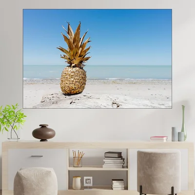 Ананас на пясъка - картина пано за стена