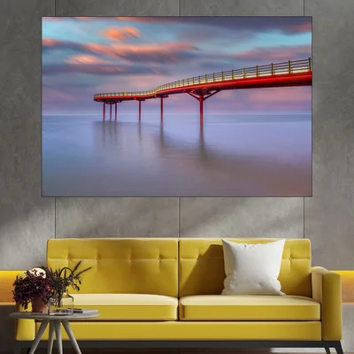 Мост над морето - картина пано за стена