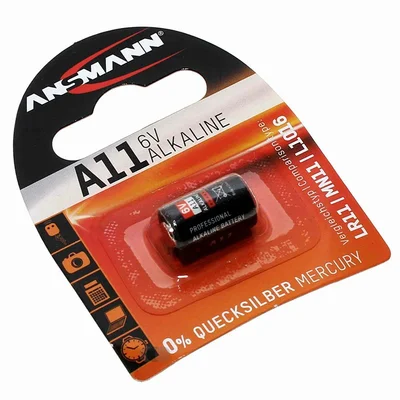 Алкална батерия А11 6 V ANSMANN
