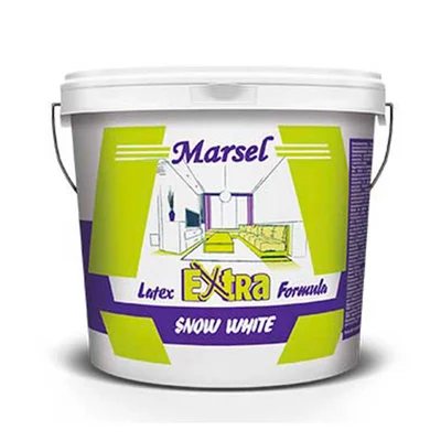 Бял латекс екстра покривен 25 кг MARSEL