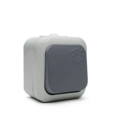 Ключ единичен външен сх.1 сив ПКОМ НК