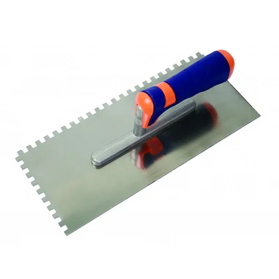 Маламашка с гумена дръжка 280х120 мм с гребен Top Strong