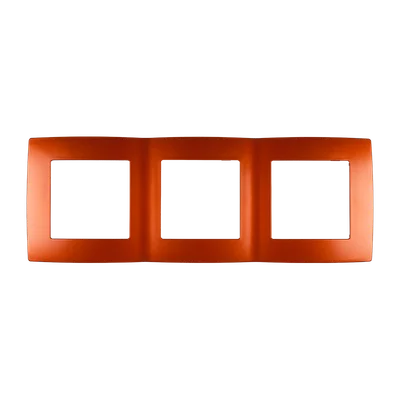 Панел CITY троен, оранжев металик