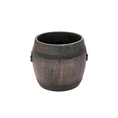 Кашпа 39х39х35 см кафяво-медна Буренце