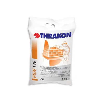 Огнеупорно циментово лепило 5 кг - FSW 140- THRAKON