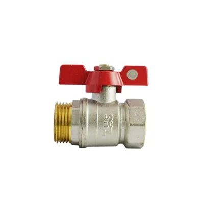 Cферичен кpaн с Т- ръкохватка MЖ 3/4"