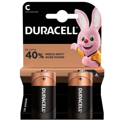 Алкална батерия LR14 2 бр. DURACELL