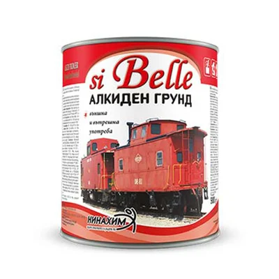 Алкиден грунд оксидно червен цвят Si Belle 3 кг Нинахим