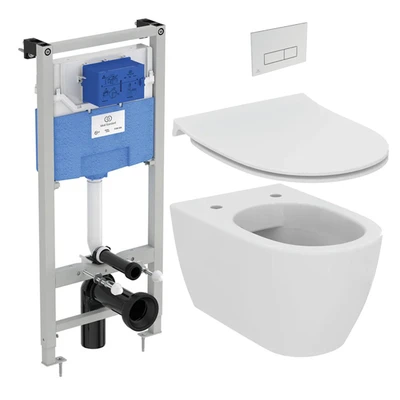 Пакет за вграждане с тоалетна чиния и активатор І.Life O HydroTwist IDEAL STANDARD