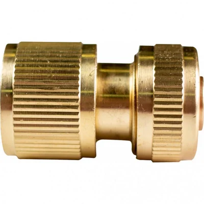 Накрайник за маркуч 1/2'' със стопер, месингов, Тоp Garden