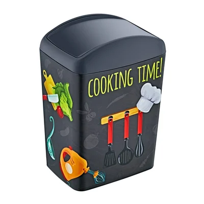 Кош за боклук с люлеещ капак 10 л Cooking