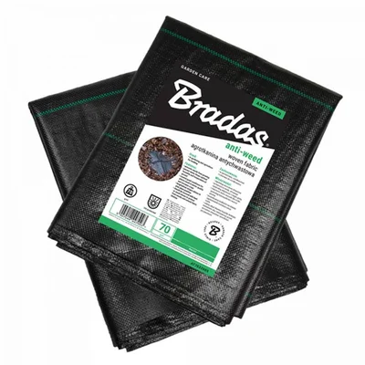 Покривало против плевели тъкан текстил 0.6х10 м черно BRADAS