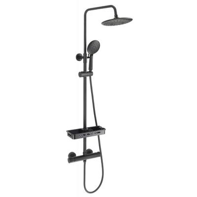 Телескопично тръбно окачване със смесител с термостат Соланж INTER CERAMIC