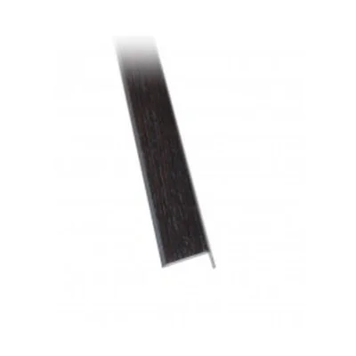 Г-образна алуминиева лайстна 24х10 мм 90 см венге