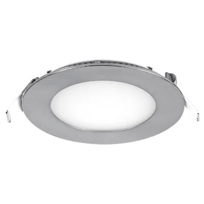 LED панел кръгъл 8W 3000K сатен никел Ф120мм