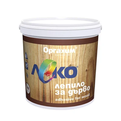 Лепило за дърво 1 кг Леко ОРГАХИМ