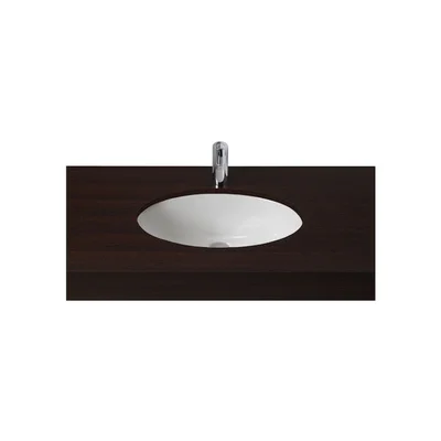 Roca fonda умивалник за вграждане в плот 580x415 бяло