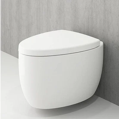 Тоалетна чиния с капак и биде ETNA бял гланц BOCCHI