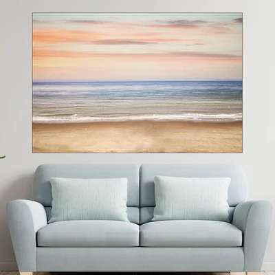 Сутрин на морското крайбрежие - картина пано за стена