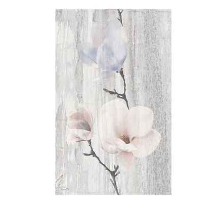 Декор плочка 25x40 см Пастел Магнолия светлосив 5848