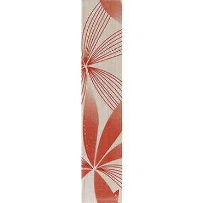 Фриз 6x30 см Русана вертикален бордо 0528 KAI