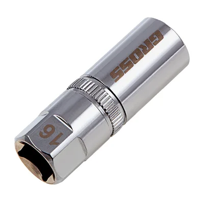 Магнитна вложка за автомобилни свещи 1/2" 16 мм 12-стенна GROSS