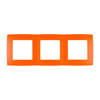 Панел CITY троен, оранжев