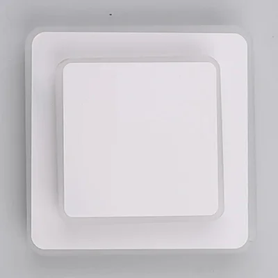 Стенен аплик Двоен квадрат Бял мат DREAM LIGHTS