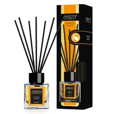 Ароматизатор с пръчици Черна ванилия 50 мл AREON