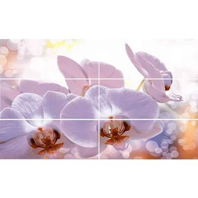 Декор 60х100 см Виола орхидея 6 бр. к-кт 2493 KAI