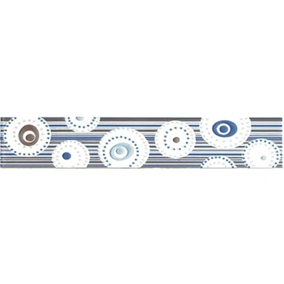 Фриз 6х33 см Скарлет комфорт син 1596 KAI