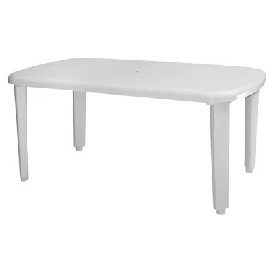 Градинска маса 140x85x72 см бяла Salone PRIMA
