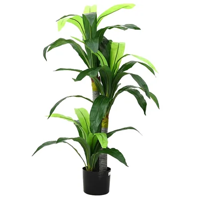 Изкуствено дърво Dracaena 36 листа 120 см зелено
