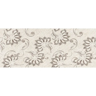 Декор 20x50 см Ажур листа светлобежов 5833 KAI