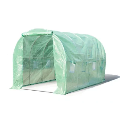 Оранжерия 4x2x2м РЕ, 8 прозореца и 2 врати HERLY