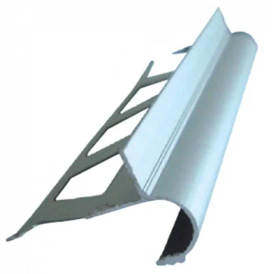 Алуминиева лайстна за малко стъпало 12 мм 2.5 м полирано сребро