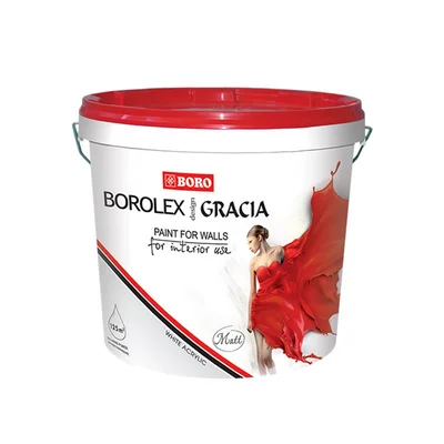 Бял латекс BORO Gracia Vinyl Matt 5 кг