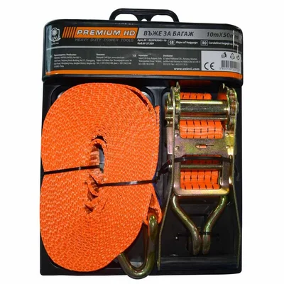 Лебедка с колан 8 м x 50 мм PREMIUM HD