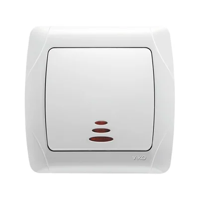 Светещ ел. ключ Carmen бял VIKO